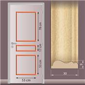 Moulures Assembles 3 panneaux droits P54