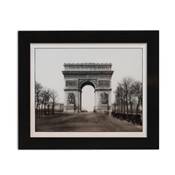 Cadre Manhattan noir mat "Arc de Triomphe"