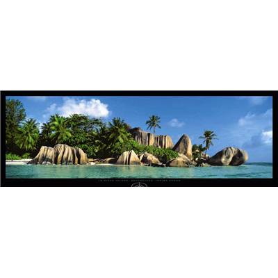 Affiche Ile de la Digue, Les Seychelles