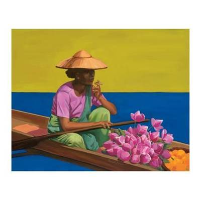 Affiche Floating market lake intey