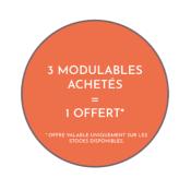 Lot de 4 Modulables petit carré jonc