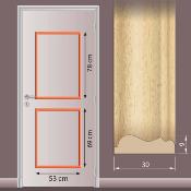 Moulures Assembles 2 panneaux droits P54