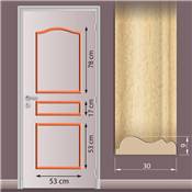 Moulures Assembles 3 panneaux doucines P54