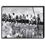 Tableau laqu "Eating above Manhattan"